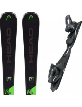 Pack ski alpin HEAD V-shape V4 Xl Lyt-pr + Pr 10 Gw Br.85 2020