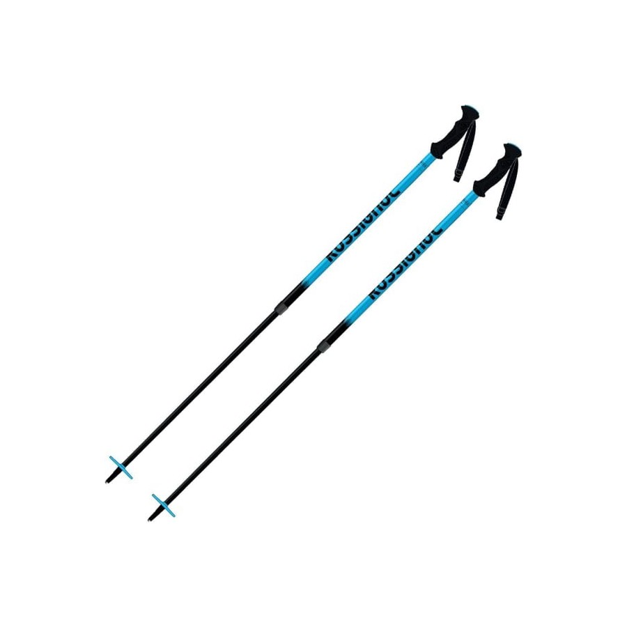Bâton de ski alpin ROSSIGNOL Telescopic Jr Bleu/Noir 2022