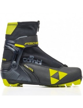 Chaussure ski de fond FISCHER Jr Combi Noir/Jaune 2023